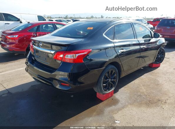 3N1AB7AP6JY293187 2018 NISSAN SENTRA Black Задня права чверть