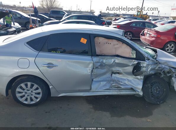 3N1AB7AP8KY305745 2019 NISSAN SENTRA Серебряный 
