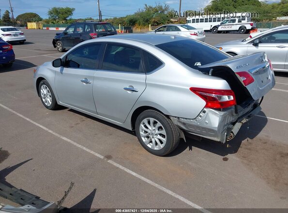 3N1AB7APXKY432237 2019 NISSAN SENTRA Gray Задня ліва чверть