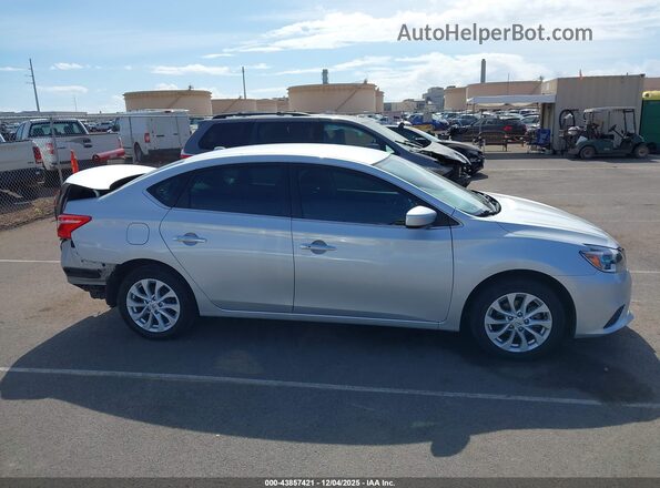 3N1AB7APXKY432237 2019 NISSAN SENTRA Gray Панорамний вид салону 360°