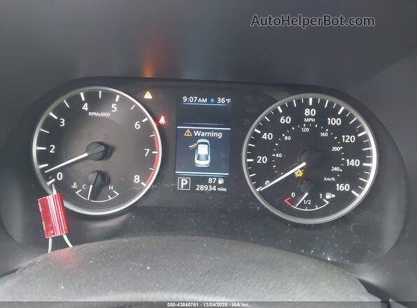 3N1AB8BV2SY292591 2025 NISSAN SENTRA Серый Вид задних сидений