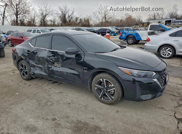 3N1AB8CV4RY340634 2024 NISSAN SENTRA Black Przód prawy