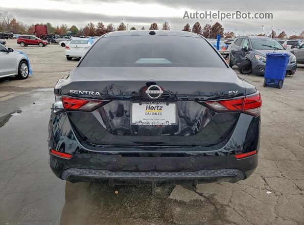 3N1AB8CV4RY340634 2024 NISSAN SENTRA Black Widok z tyłu