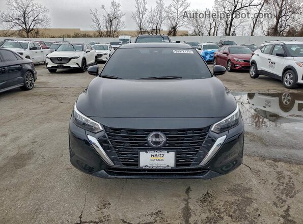 3N1AB8CV4RY340634 2024 NISSAN SENTRA Black Widok z przodu
