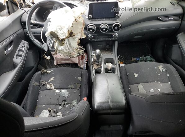 3N1AB8CVXMY255063 2021 NISSAN SENTRA Черный Вид панели приборов
