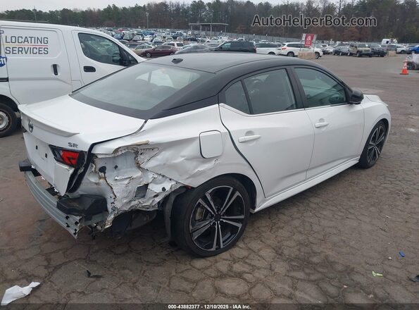 3N1AB8DV0NY224596 2022 NISSAN SENTRA Белый Задняя правая четверть