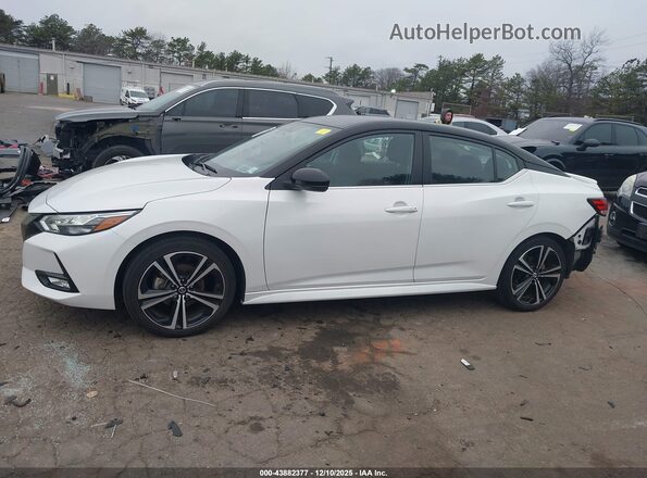 3N1AB8DV0NY224596 2022 NISSAN SENTRA Белый Панорамный вид салона 360°