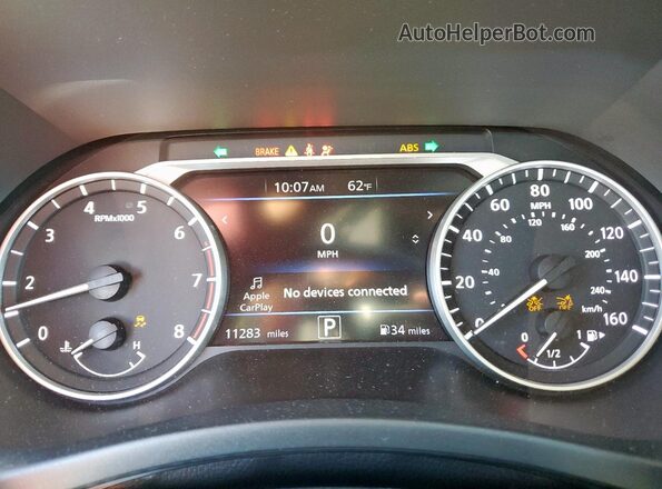 3N1AB8DV1RY376876 2024 NISSAN SENTRA Blue ხელსაწყოთა პანელის ხედი