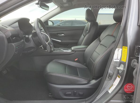 3N1AB8DV2PY256436 2023 NISSAN SENTRA Charcoal წინა სალონის ხედი