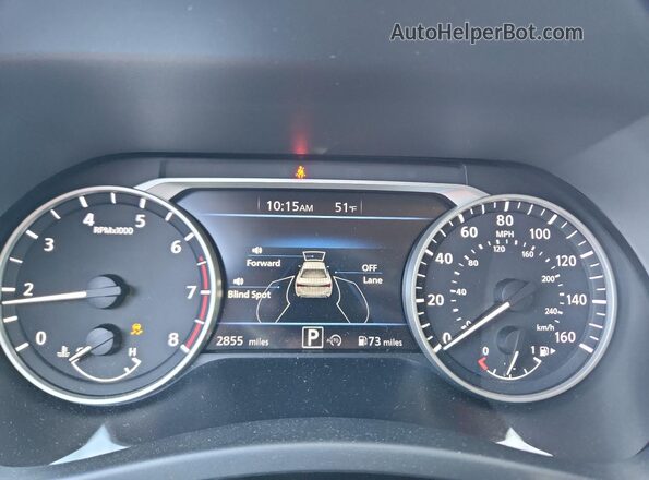 3N1AB8DV6SY350070 2025 NISSAN SENTRA Black Вид щитка приладів