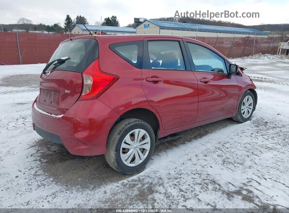 3N1CE2CP5KL359405 2019 NISSAN VERSA NOTE Red Задня права чверть