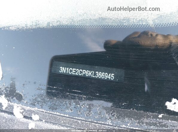 3N1CE2CP6KL366945 2019 NISSAN VERSA NOTE Белый Вид щитка приборов