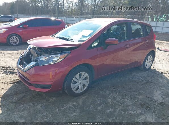 3N1CE2CP9JL354559 2018 NISSAN VERSA NOTE Red წინა მარცხენა ხედი სამი მეოთხედიდან