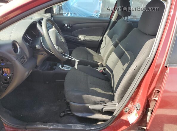 3N1CN7AP2GL885952 2016 NISSAN VERSA Red Widok wnętrza z przodu