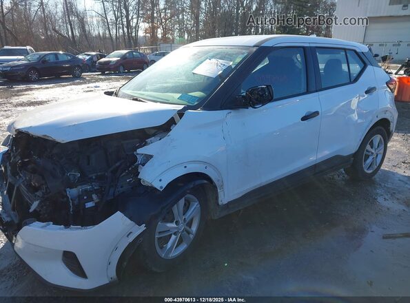 3N1CP5BV0NL528181 2022 NISSAN KICKS White Vista tres cuartos delantera izquierda