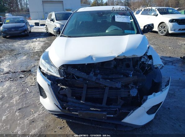 3N1CP5BV0NL528181 2022 NISSAN KICKS White Vista del cuadro de instrumentos