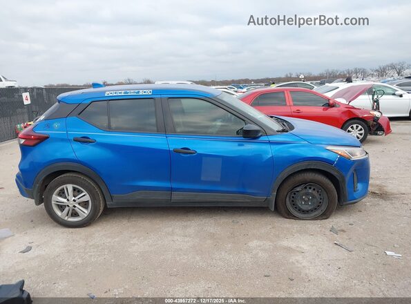 3N1CP5BV3NL486072 2022 NISSAN KICKS Blue Rear interior view