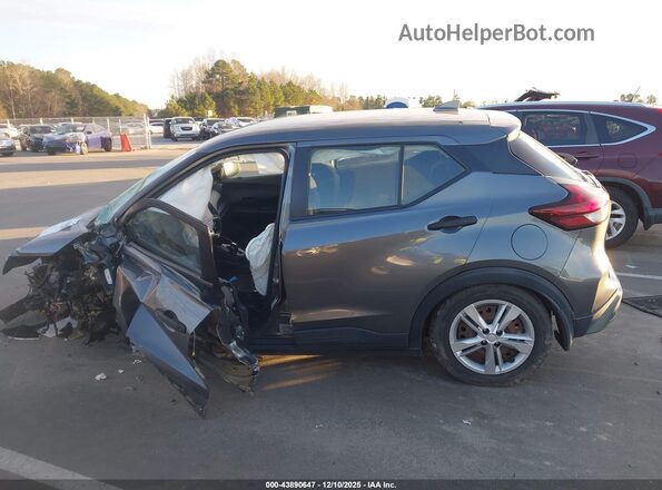 3N1CP5BV5NL504359 2022 NISSAN KICKS Серый Вид задней части салона