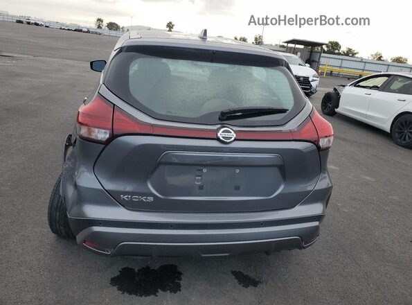 3N1CP5BV6ML480636 2021 NISSAN KICKS Серый Вид сзади