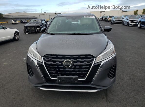 3N1CP5BV6ML480636 2021 NISSAN KICKS Серый Вид спереди