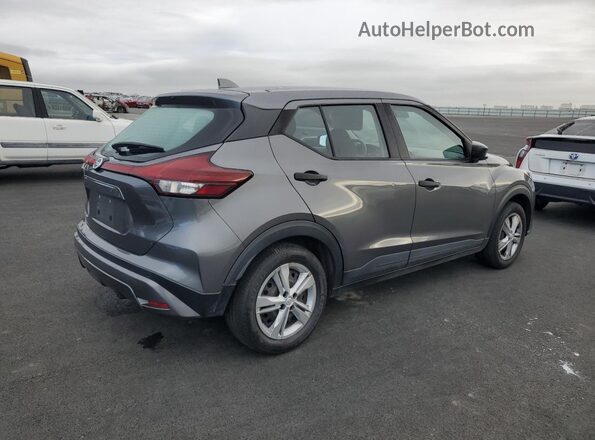 3N1CP5BV6ML480636 2021 NISSAN KICKS Серый Задняя правая четверть