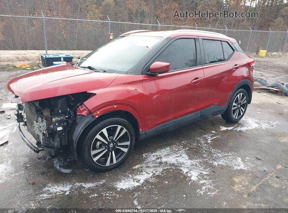 3N1CP5CU0JL525071 2018 NISSAN KICKS Red Передня ліва чверть