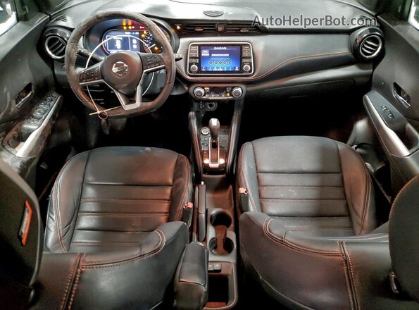 3N1CP5CU2JL500513 2018 NISSAN KICKS Gray Առջևի վահանակի տեսք