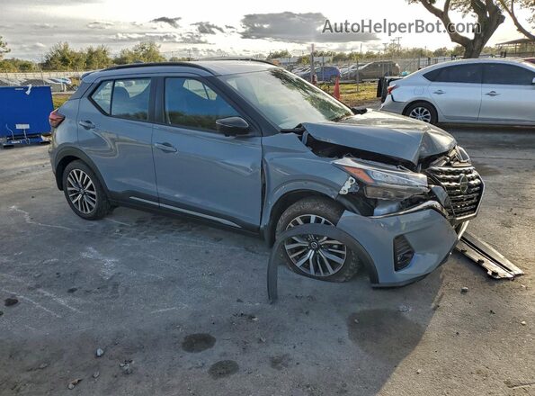 3N1CP5DV2ML466648 2021 NISSAN KICKS Gray Przód prawy