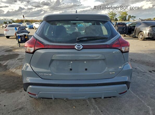 3N1CP5DV2ML466648 2021 NISSAN KICKS Gray Widok z tyłu