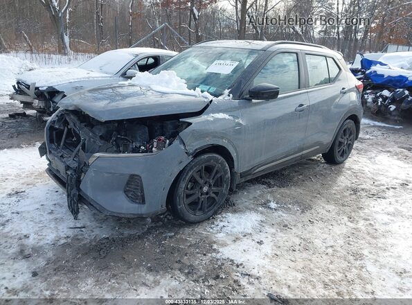 3N1CP5DV8ML550876 2021 NISSAN KICKS Gray 