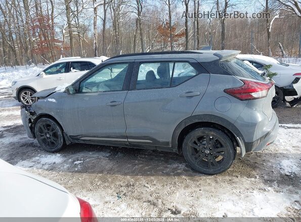 3N1CP5DV8ML550876 2021 NISSAN KICKS Gray 