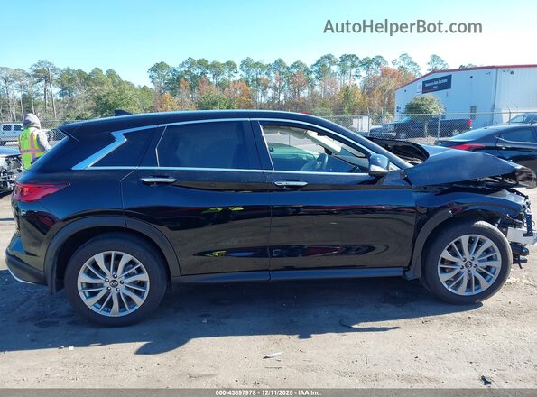 3PCAJ5AA0RF110499 2024 INFINITI QX50 Black სალონის 360-გრადუსიანი ხედი