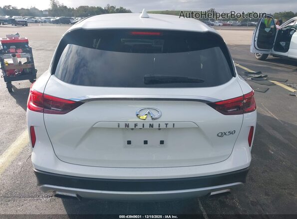 3PCAJ5AA4MF114497 2021 INFINITI QX50 White 