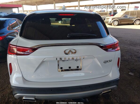 3PCAJ5AA9NF118370 2022 INFINITI QX50 White 