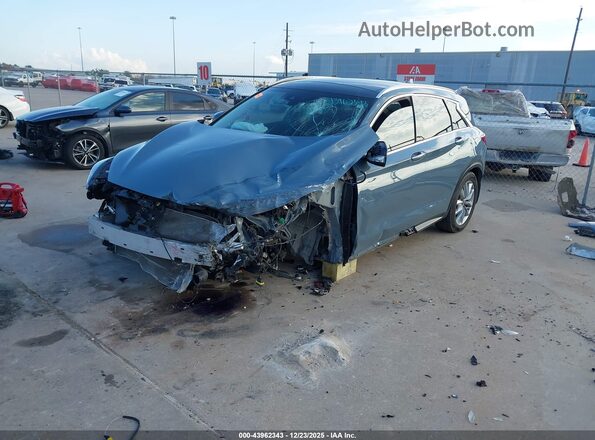 3PCAJ5BA1NF121584 2022 INFINITI QX50 Blue Przód lewy