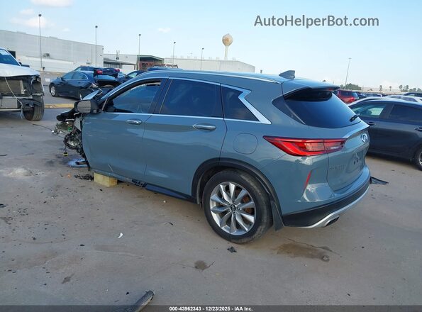 3PCAJ5BA1NF121584 2022 INFINITI QX50 Blue Tył lewy