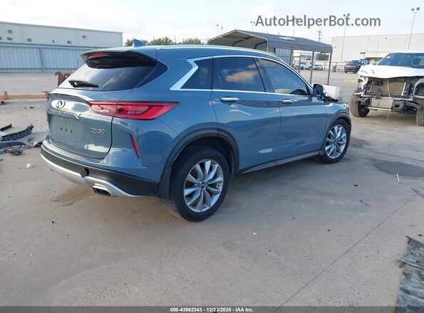 3PCAJ5BA1NF121584 2022 INFINITI QX50 Blue Tył prawy