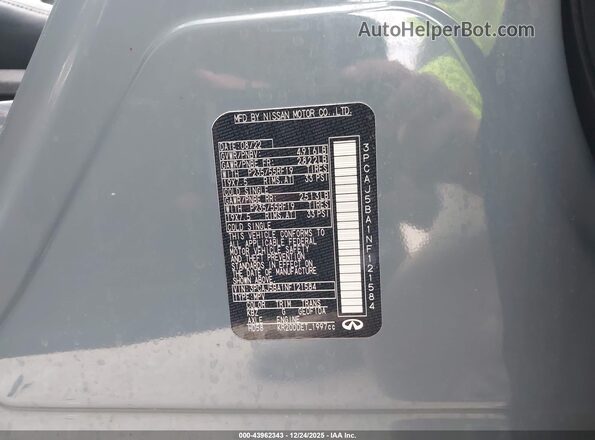3PCAJ5BA1NF121584 2022 INFINITI QX50 Blue Widok komory silnika