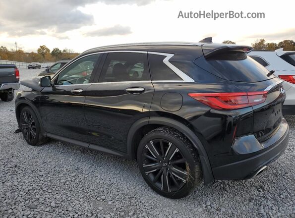 3PCAJ5BA6MF115956 2021 INFINITI QX50 Black Задня ліва чверть