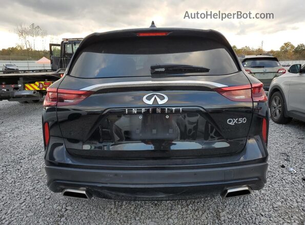 3PCAJ5BA6MF115956 2021 INFINITI QX50 Black Вид ззаду