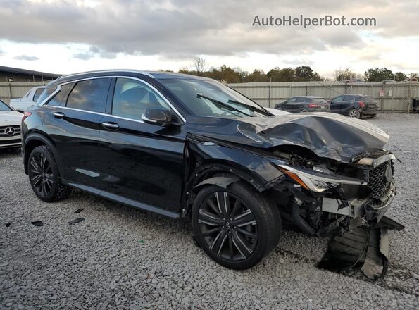 3PCAJ5BA6MF115956 2021 INFINITI QX50 Black Передня права чверть