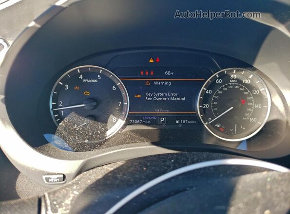 3PCAJ5BA6NF113240 2022 INFINITI QX50 White Instrument cluster view