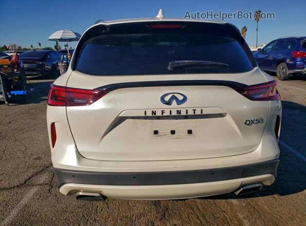 3PCAJ5BA6NF113240 2022 INFINITI QX50 White Rear view