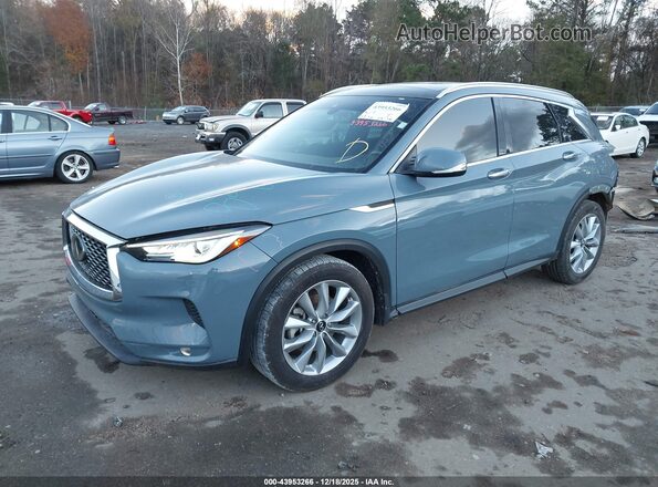 3PCAJ5BA8NF107682 2022 INFINITI QX50 Blue Przód lewy