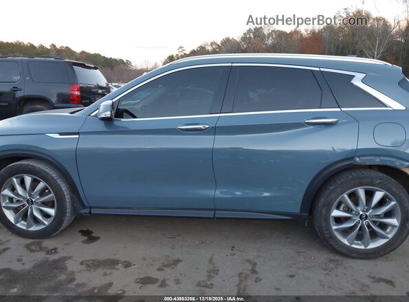 3PCAJ5BA8NF107682 2022 INFINITI QX50 Blue 
