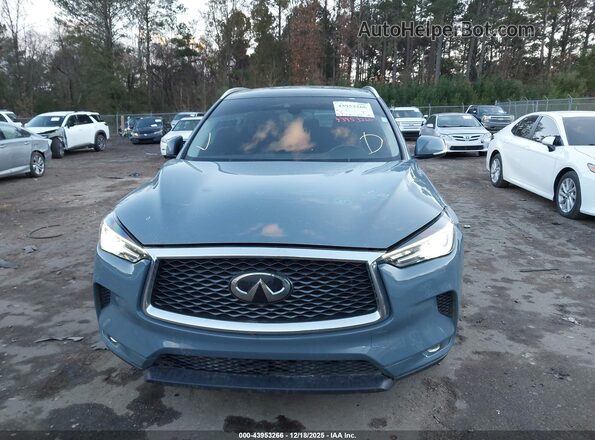 3PCAJ5BA8NF107682 2022 INFINITI QX50 Blue Widok wnętrza z tyłu