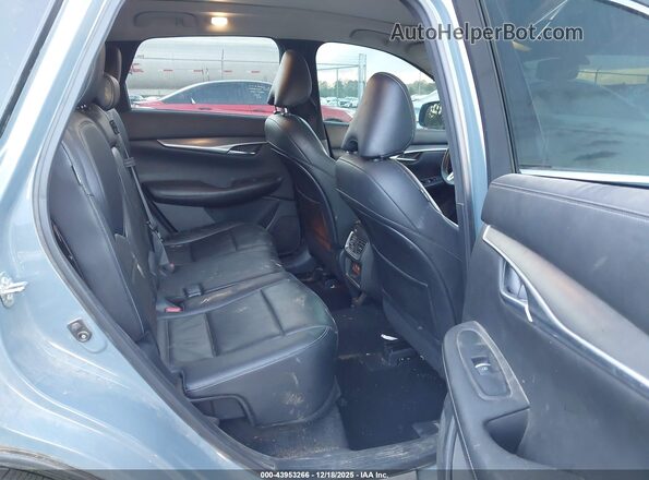 3PCAJ5BA8NF107682 2022 INFINITI QX50 Blue Widok naklejki z numerem VIN
