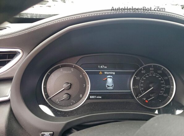 3PCAJ5BA8RF115223 2024 INFINITI QX50 White Вид щитка приладів