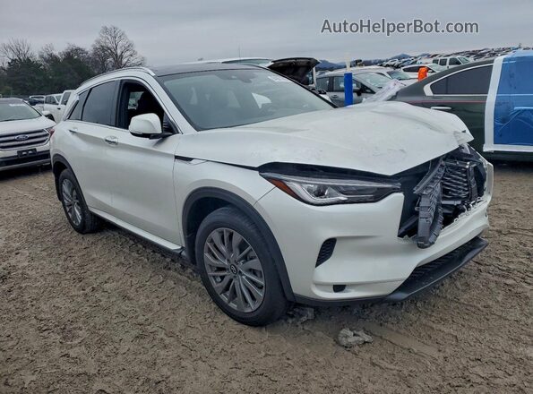 3PCAJ5BA8RF115223 2024 INFINITI QX50 White Передня права чверть