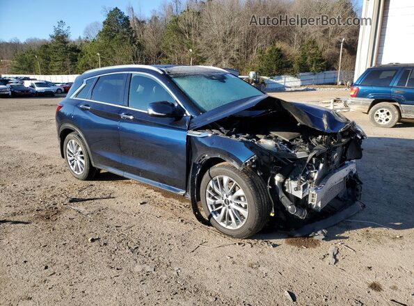 3PCAJ5BAXPF118654 2023 INFINITI QX50 Blue Передня права чверть
